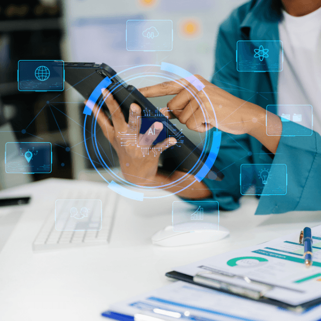 Akıllı bot uygulamaları - müşteri desteği sanal asistan arayüzü